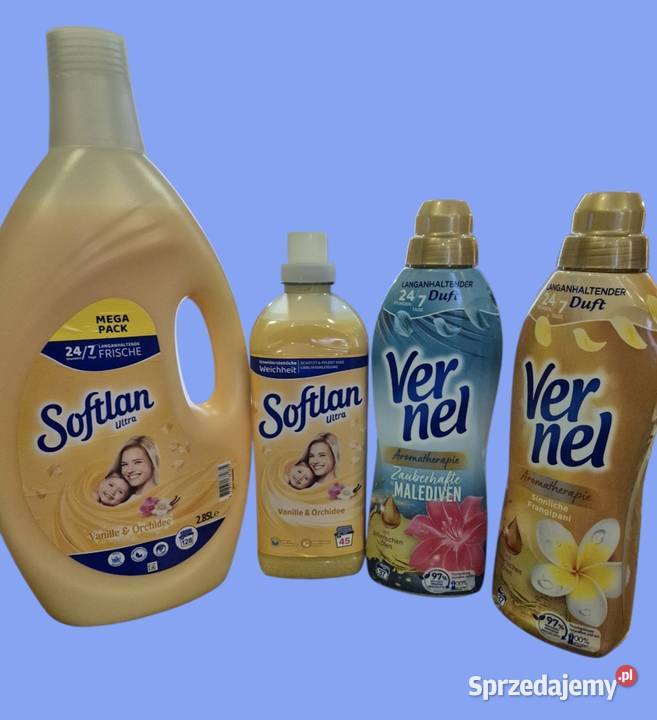 Żele płyny do prania i płukania z Niemiec dolnośląskie Nowa Ruda