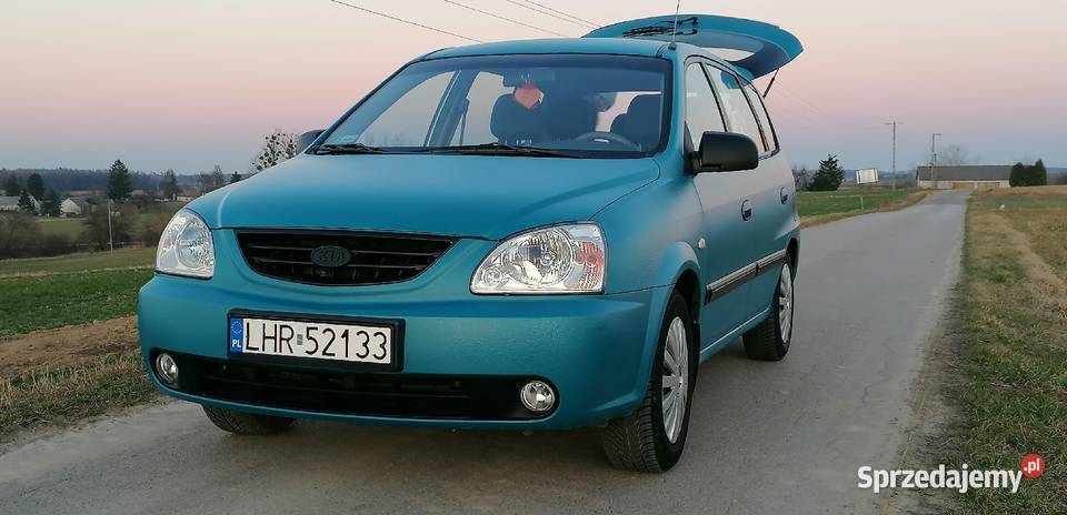 Kia Carens BezynaGaz 18 piekny niebieski kolor możliwa zamiana lubelskie