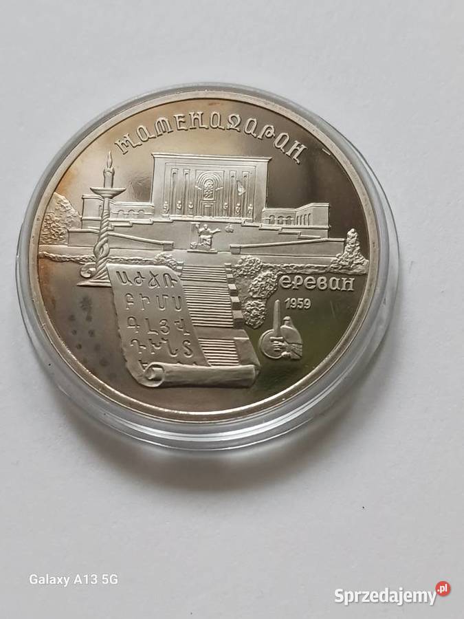 5 Rubli ZSRR Erewań 1990 r menniczelustrzane Konin
