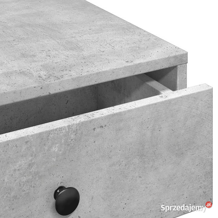 Stolik kawowy szarość betonu 90x90x28 płyta mazowieckie Warszawa