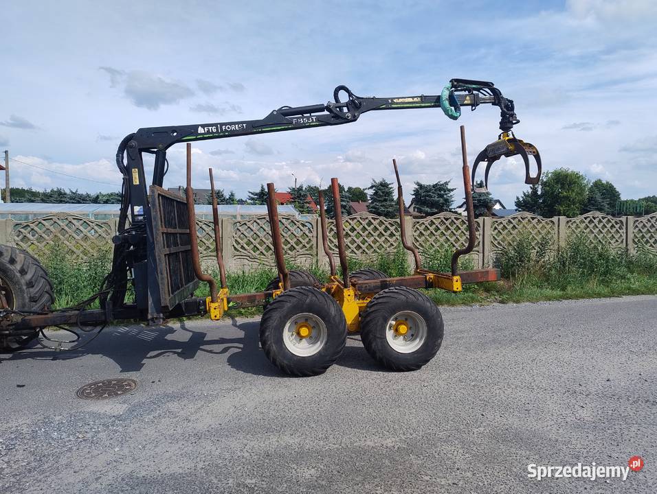 Przyczepa leśna FB70FB53T z hds wielkopolskie