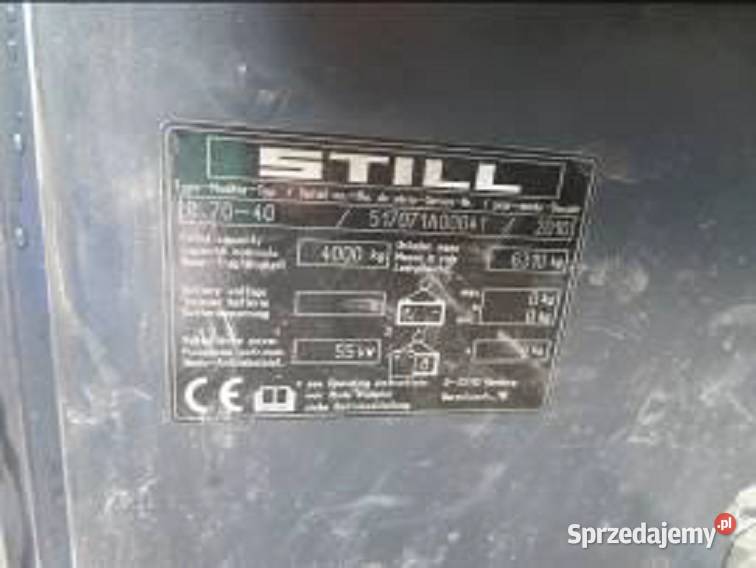 Wózek widłowy STILL R 7040 wielkopolskie Poznań
