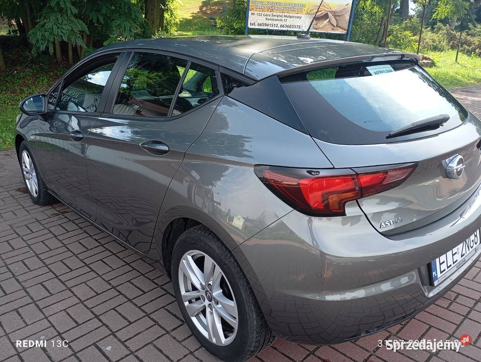 Opel Astra K 2019r 14 Turbo benzyna 125 Salon 125KM łódzkie Łódź