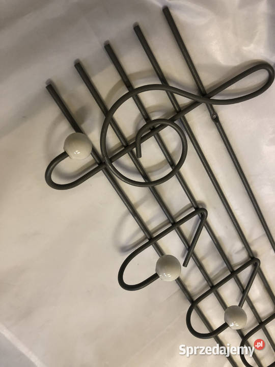 Wieszak Nuty metaloplastyka