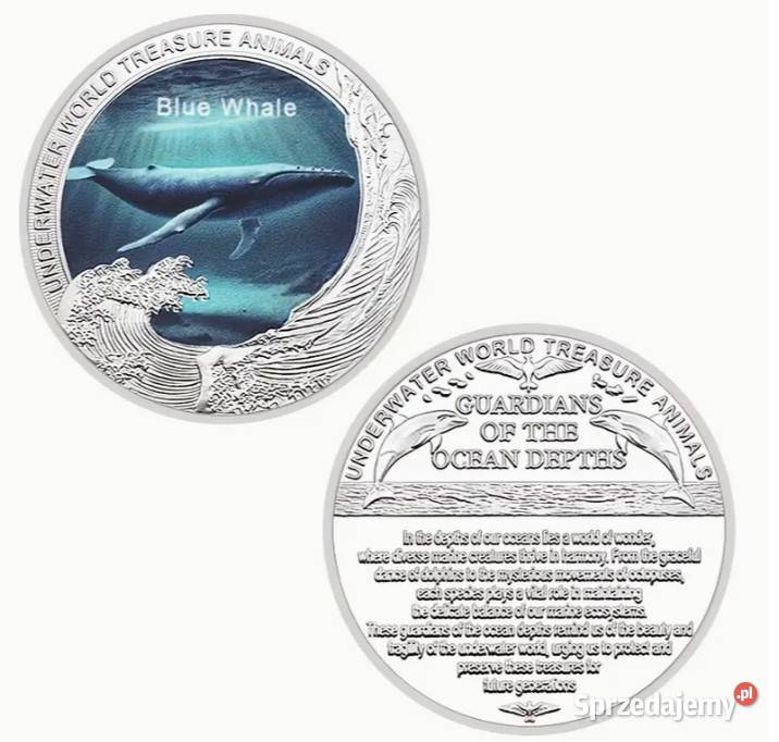 Kolekcjonerski zestaw monet medali z wizerunkami Warszawa