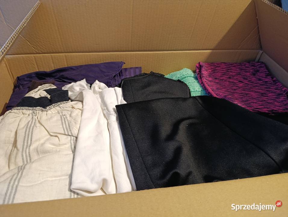 mega duży karton używanej odzieży damskiej Poznań sprzedam