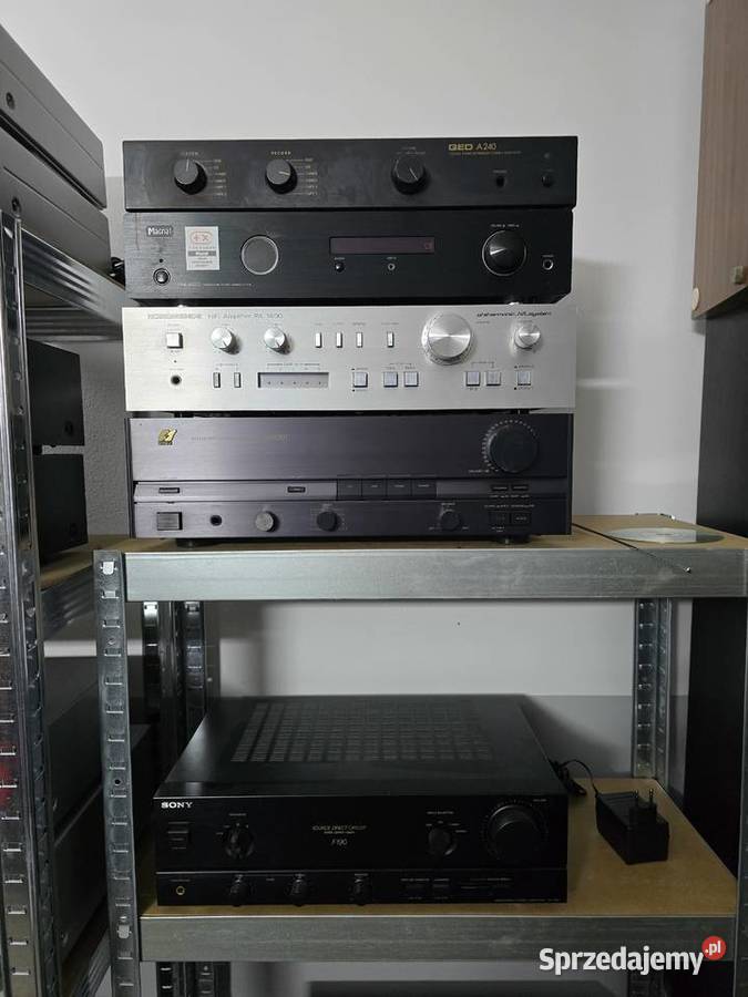 WzmacniaczeSansuiNordmendeMagnatQedKenwood Konin