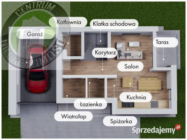 Dom wolnostojący sprzedam Mystków 135m2 garaż sprzedam
