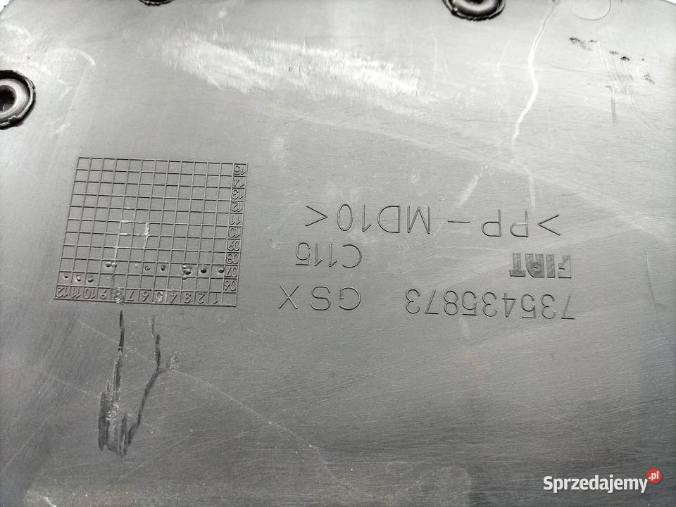SCHOWEK PRAWY PASAŻERA DESKI 735428749 Fiat