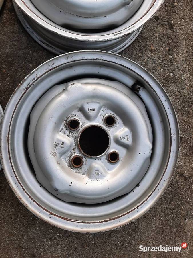 Felgi stalowe Opel Kadett B 4x12 zabytkowe