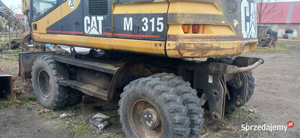 Koparka obrotowa cat M 315 2000 Głogów