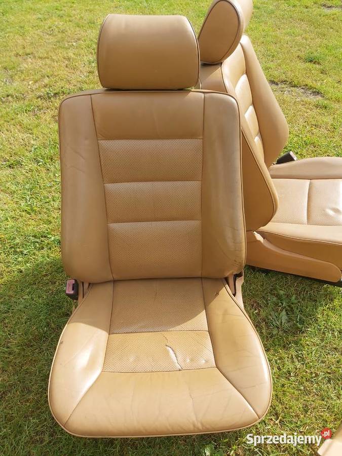 Tapicerka wnętrze skóra skórzane w124 coupe osobowe