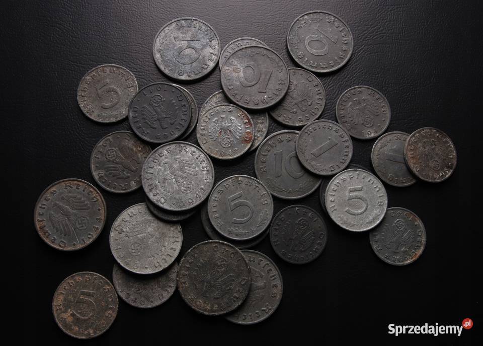 monety NIEMCY 1 5 10 REICHPFENNIG zestaw 30
