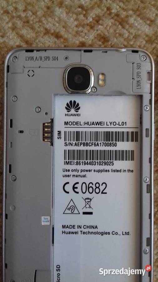 Smartfon HUAWEI LYOL01 Puławy sprzedam