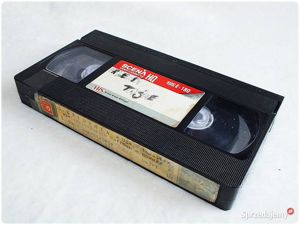 Kaseta VHS GoldStar 180 minut Filmy Epidemia lubuskie Żary