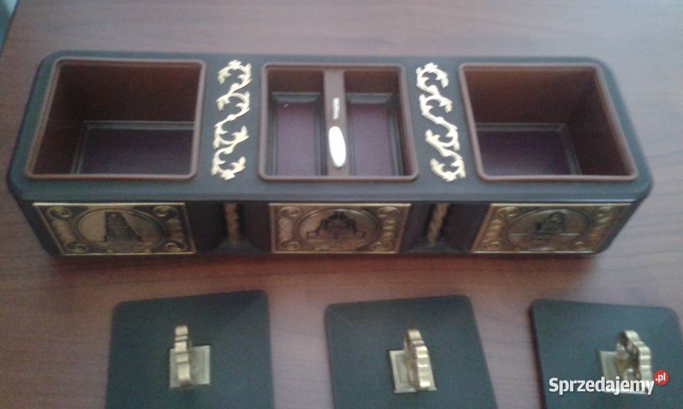 Szkatułka pojemnik potrójny ozdobny wysyłka Warszawa