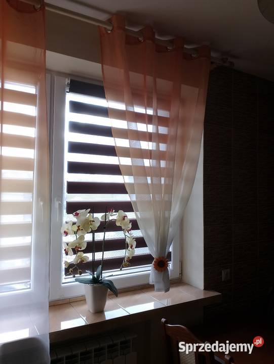 FIRANA komplet 2 biała woal przelotki 150x230 Wyposażenie wnętrz sprzedam