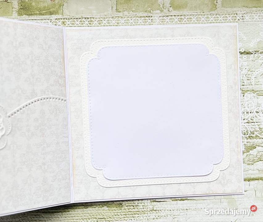 Personalizowana kartka na chrzest ręcznie Pozostałe podkarpackie Mielec