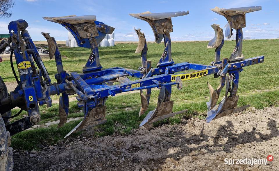 Pług obrotowy Rabewerk 3 skiby lemken kverneland Wolbrom