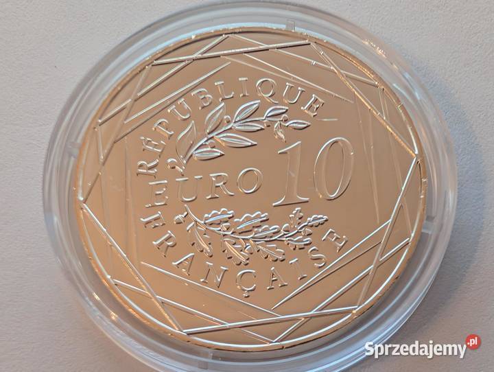 Srebrna Moneta 10 Euro EURO 2016 Francja Piła