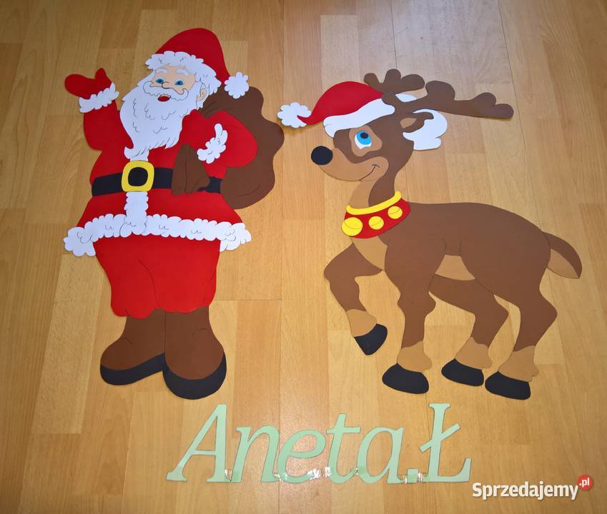 Dekoracje na Mikołajki z brystolu 504 102 444 Garwolin