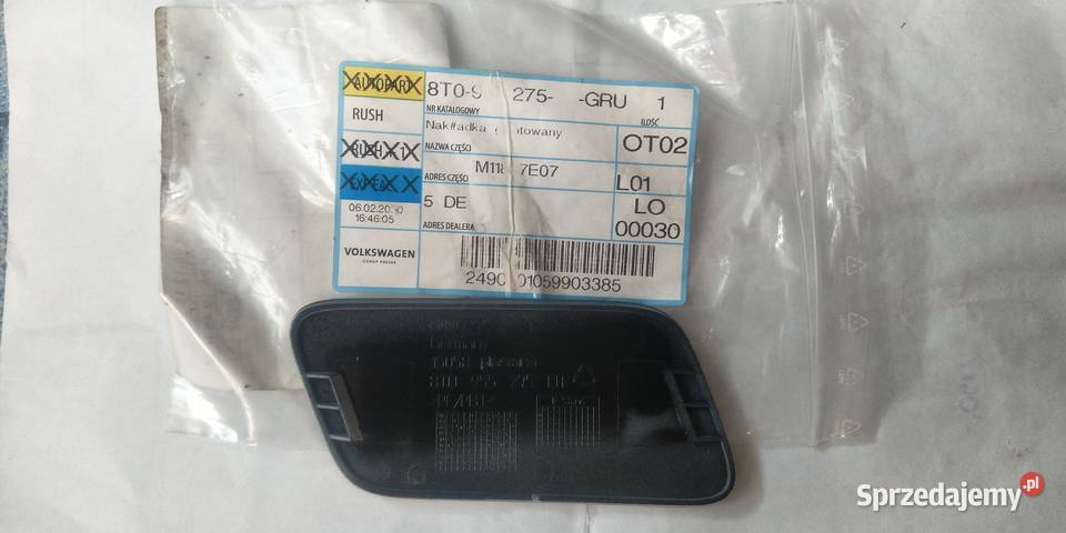 Audi A5 zaślepka dyszy spryskiwacza lewa Karoseria Łódź