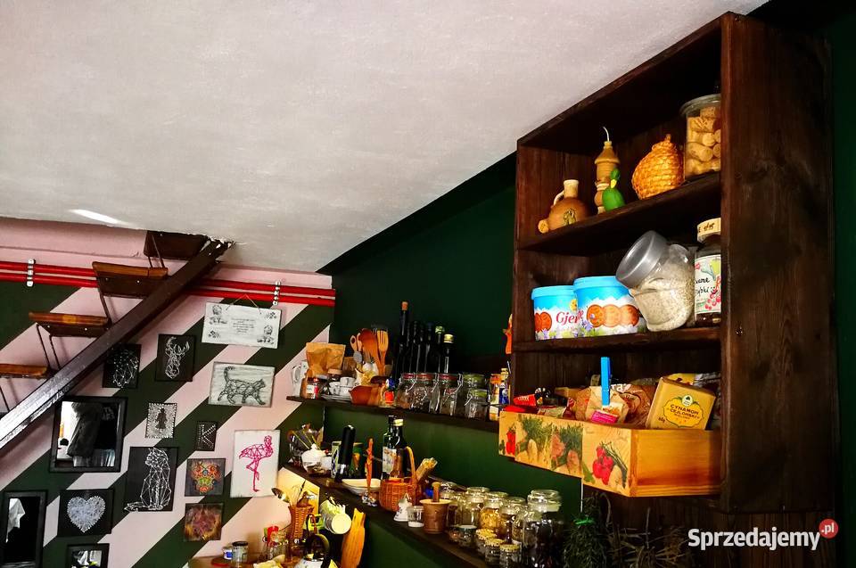 Regał drewniany rustykalny półka drewniana loft