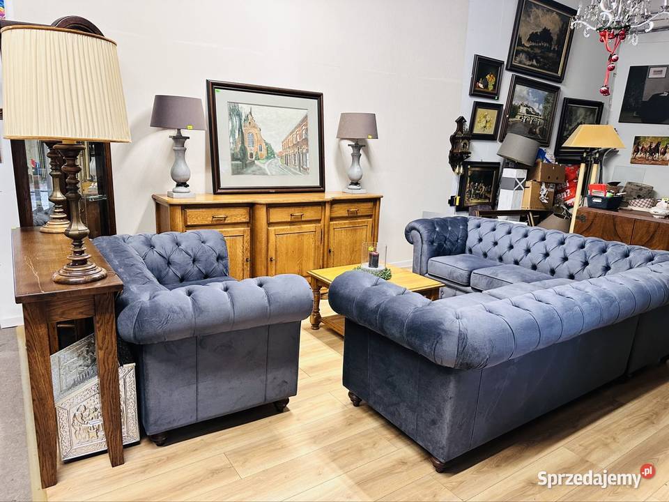 ROGÓWKA 2os KANAPA w stylu chesterfield Bydgoszcz sprzedam
