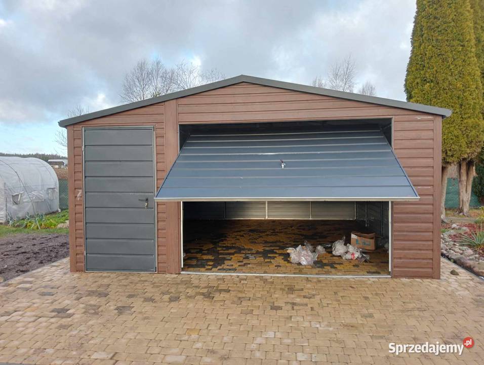 Garaż Blaszany 45x6 m Drewnopodobny Profil Szczecin