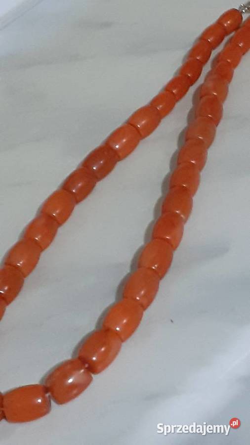 Naszyjnik koral antykwaryczny Siedlce