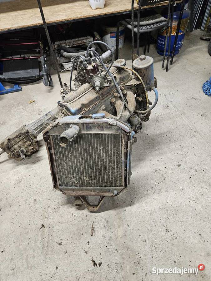Silnik M407 Moskwicz 136L Skrzynia i Osprzęt Motycz