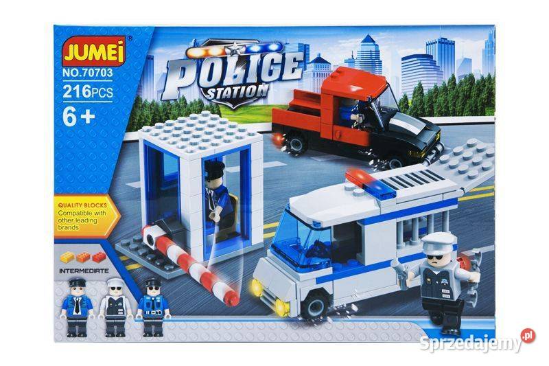 Klocki Jumei KOMISARIAT POLICJA 216 elementów 30 Poznań