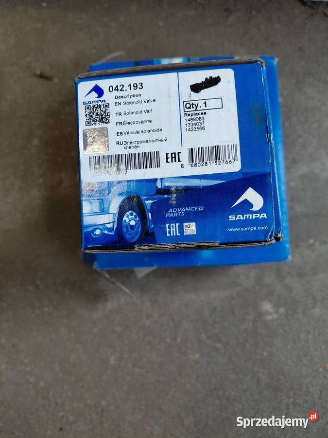 Zawór skrzyni biegów Scania