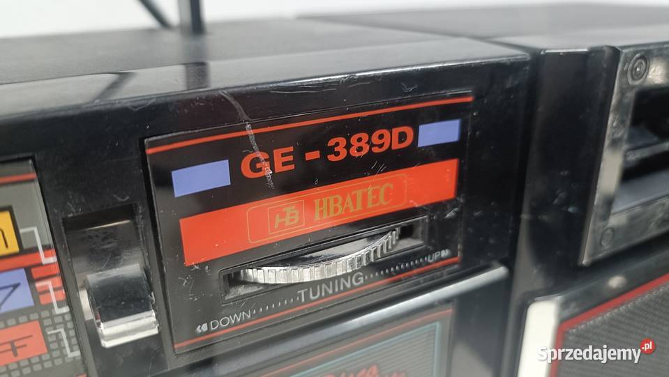 HBATEC GE389D Przenośny radioodtwarzacz kasetowy Poznań sprzedam