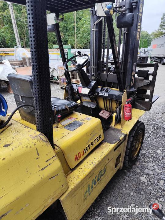 Wózek widłowy Hyster 4 t paletyzer LPG Toyota Maków Podhalański