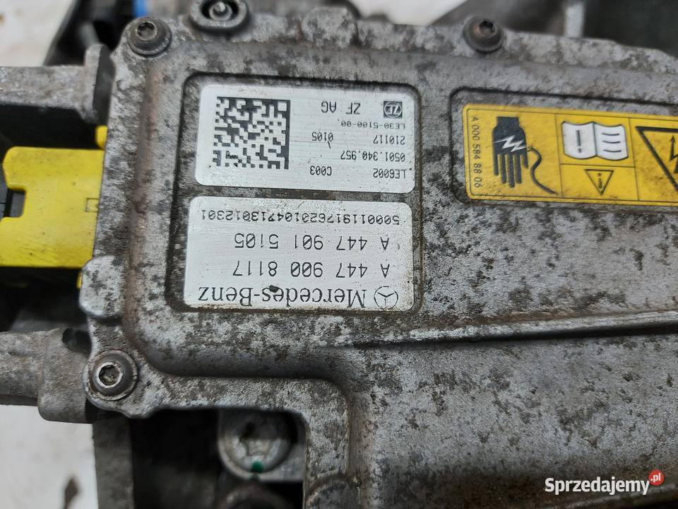 Mercedes EQV w447 Vklasa silnik przód