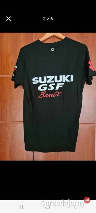 Tishert meski z logo Suzuki Bandit GSF 650 Gniezno
