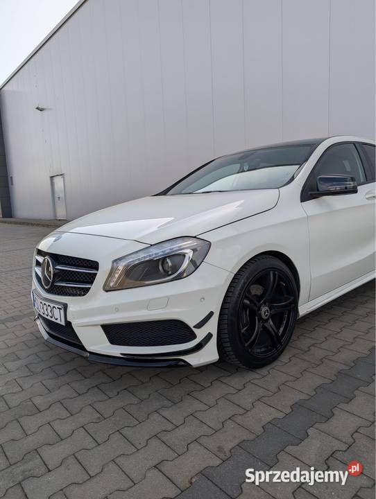 MercedesBenz Klasa A W176 AMG Panorama welurowa tapicerka wielkopolskie Września