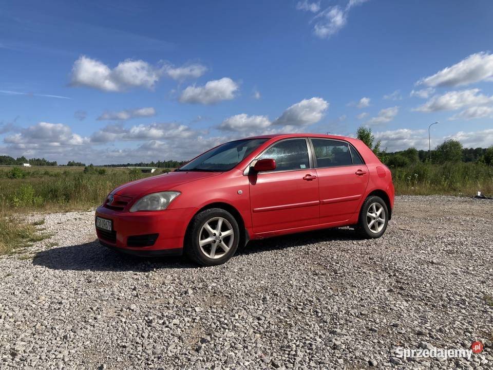Toyota Corolla 2006 r 14 benzyna czerwony Skarżysko-Kamienna