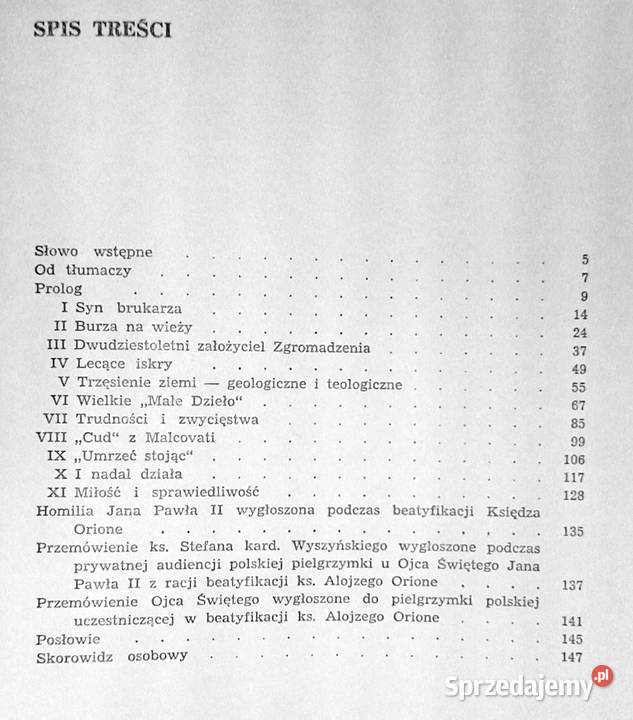 Rozbójnik Boży Historia księdza Orione Ojca Chełm