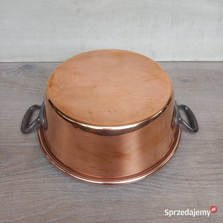 Miedziana misa miedziany garnek do konfitury poj mazowieckie