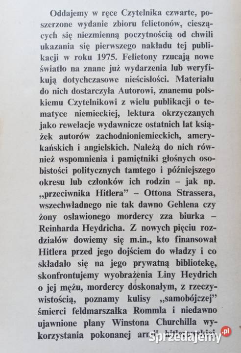 Książka W kręgu Hitlera Rok wydania 1983 Warszawa sprzedam