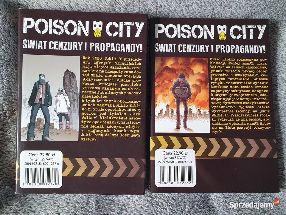 Poison City zestaw 2 tomów wydanie 1 2017 MANGA Gdynia sprzedam