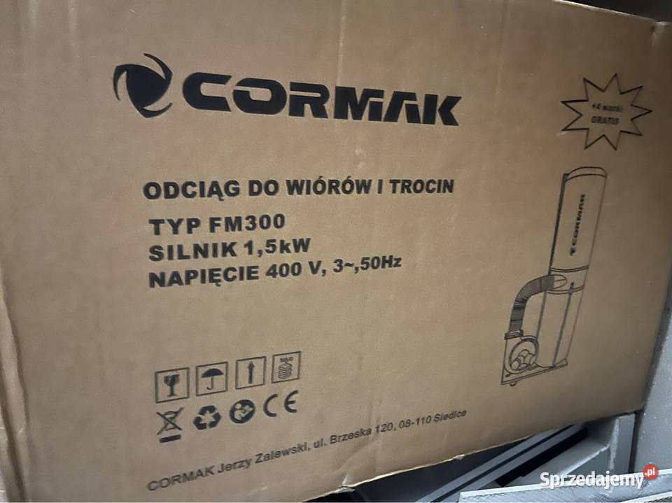 Pochłaniacz trocin pyłu nowy zapakowany Produkcja