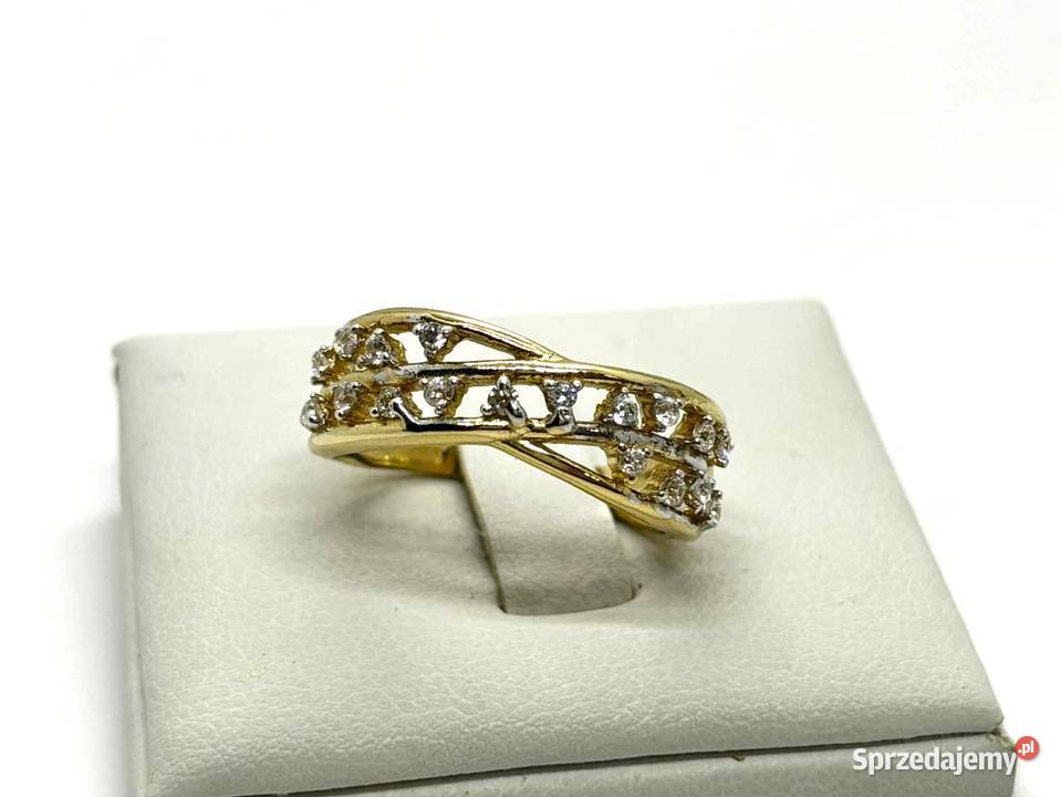 Nowy Złoty Pierścionek pr 585 402g R20