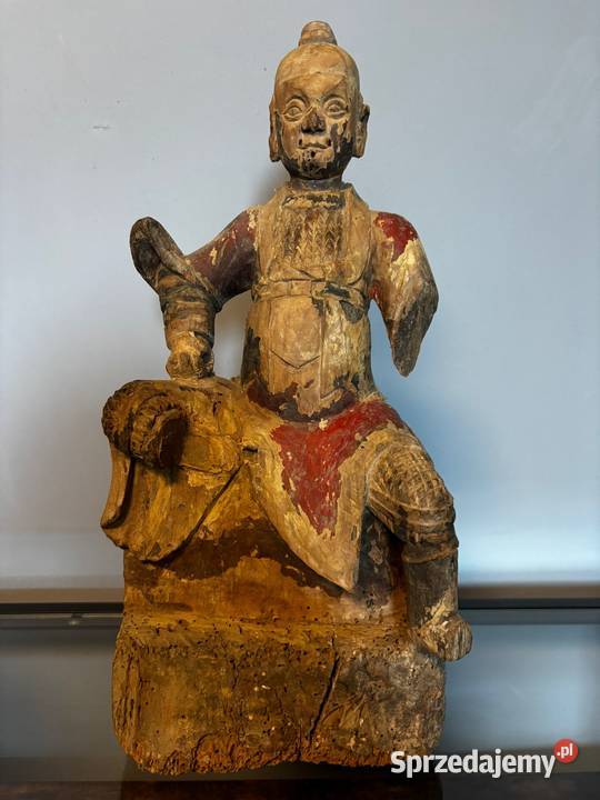 Figurka rzeźba drewniana cesarski dygnitarz Warszawa
