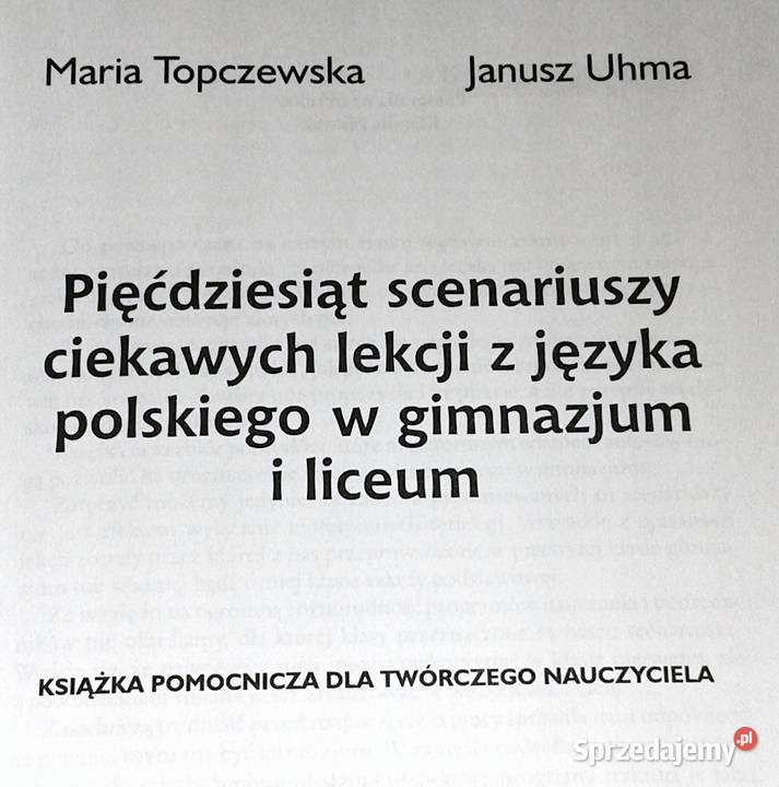 Pięćdziesiąt scenariuszy ciekawych lekcji Janusz Chełm