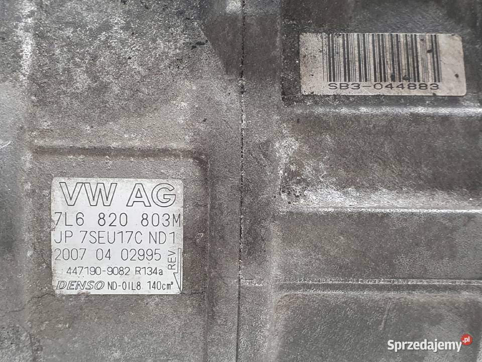 SPRĘŻARKA KLIMATYZACJI Audi Q7 4LB 30 TDI pompa osobowe Chełm