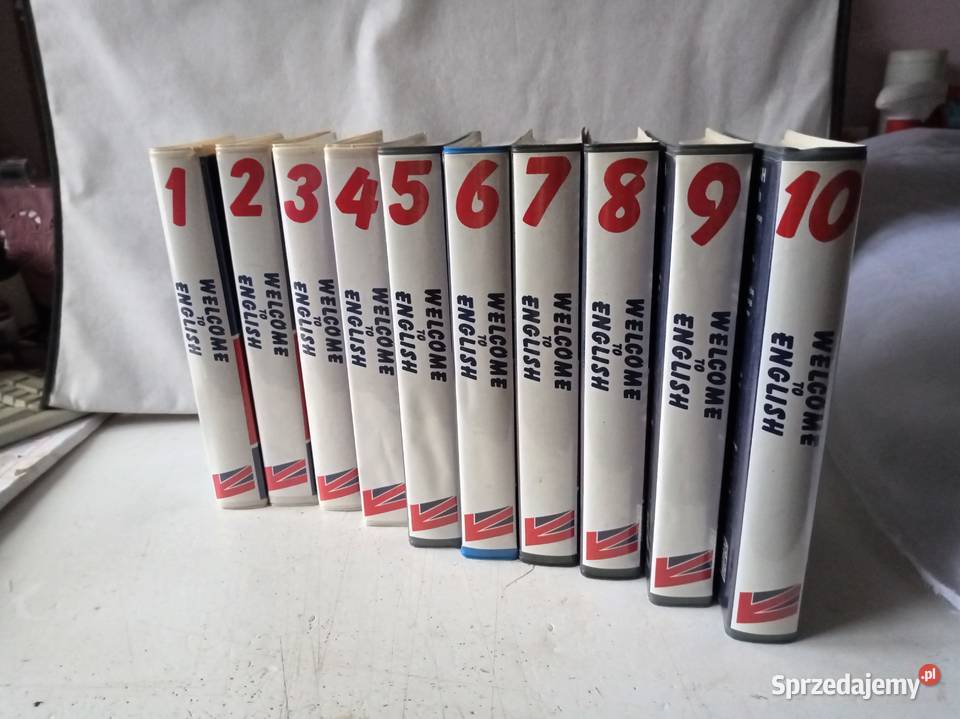 Duży kurs języka angielskiego na kasetach VHS Warszawa