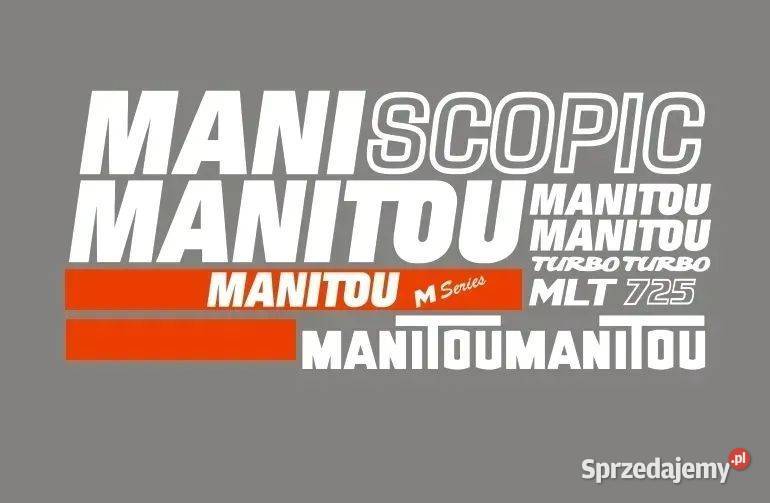 Naklejki oklejenie MANITOU MLT 725 Zamiennik sprzedam